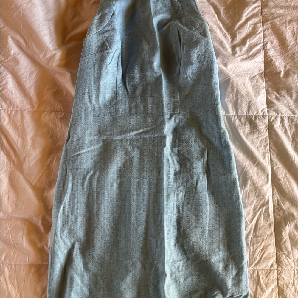 Light Blue Ann Taylor Midi Dress